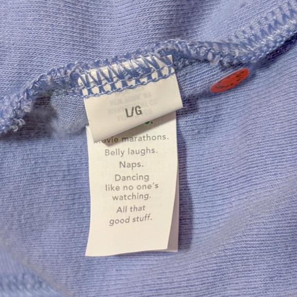 Aerie Towel Terry Cinch Ruched Cropped Pullover Sweatshirt - Picture 5 of 5